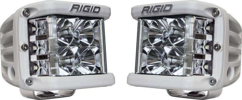 Rigid Industries D-SS - Flood - Set of 2 - White Housing Light Bars & Cubes Rigid Industries