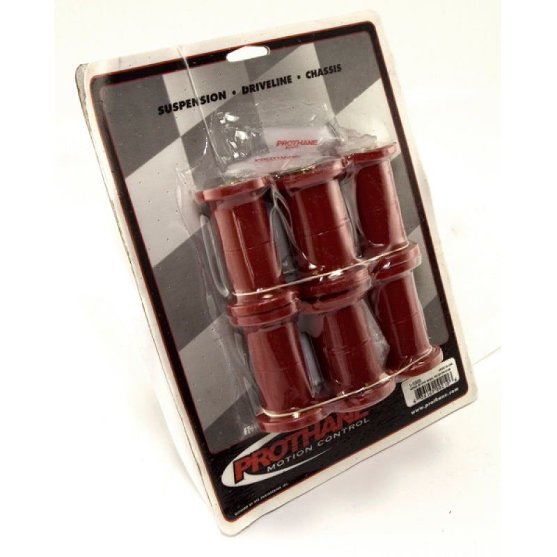 Rugged Ridge Leaf Spring Bushing Kit Front or Rear Red 87-95 Jeep Wrangler YJ Bushing Kits Rugged Ridge