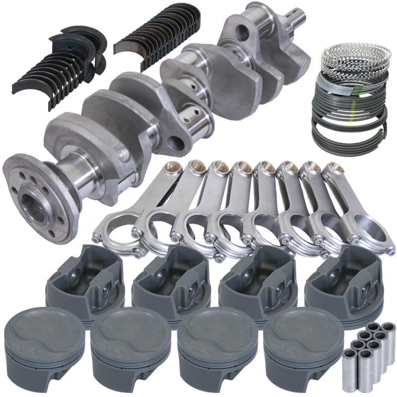 Eagle Chevy 350 3.750in Crank 5.700in H-Beam -16cc Inv Dome 4.030in Pistons Rotating Assembly Rotating Assemblies Eagle