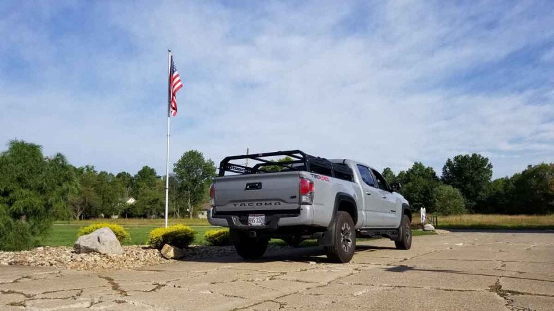 Fishbone Offroad 2016+Toyota Tacoma Long 74In Tackle Rack Bed Racks Fishbone Offroad