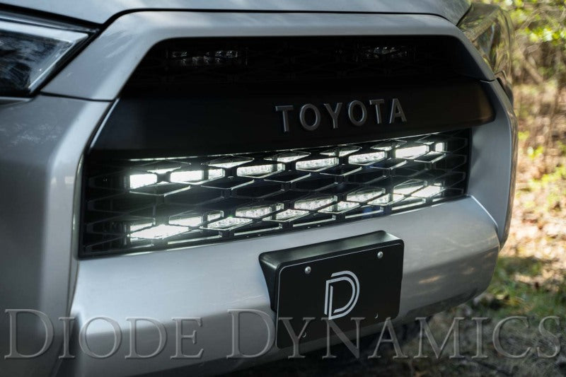 Diode Dynamics 14-19 Toyota 4Runner SS30 (Single) Stealth Lightbar Kit - Amber Driving Light Mounts Diode Dynamics