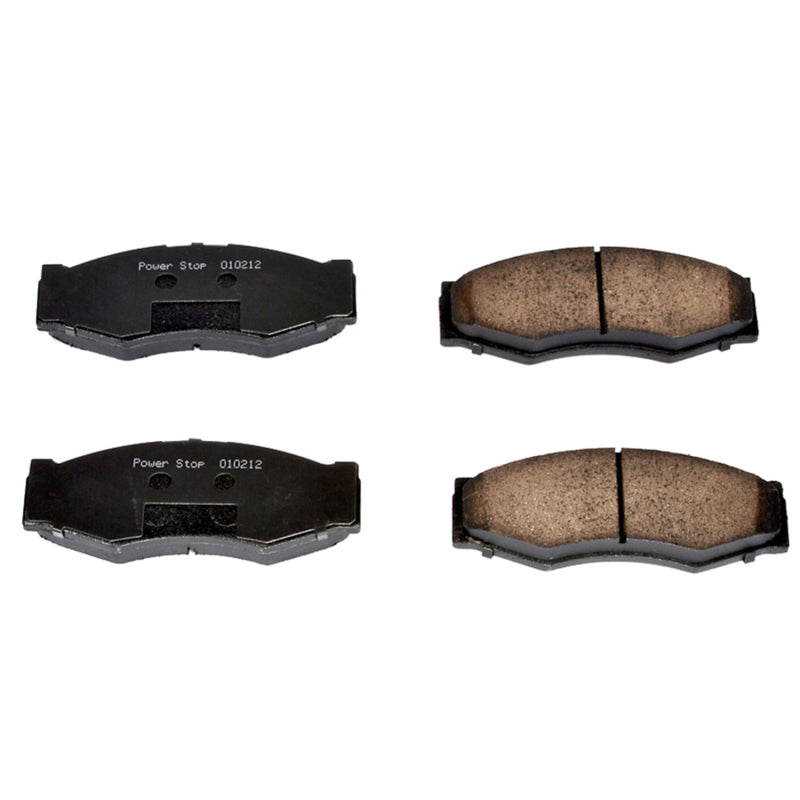 Power Stop 84-86 Nissan 720 Front Z16 Evo Ceramic Brake Pad Brake Pads - OE PowerStop