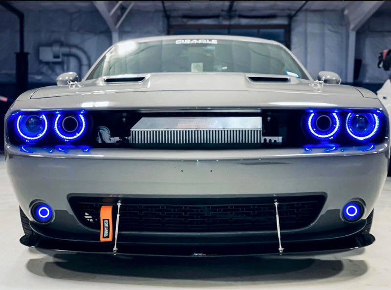 Oracle 15-23 Dodge Challenger Dynamic Surface Mount Headlight Halo Kit - Fog Lights ORACLE Lighting