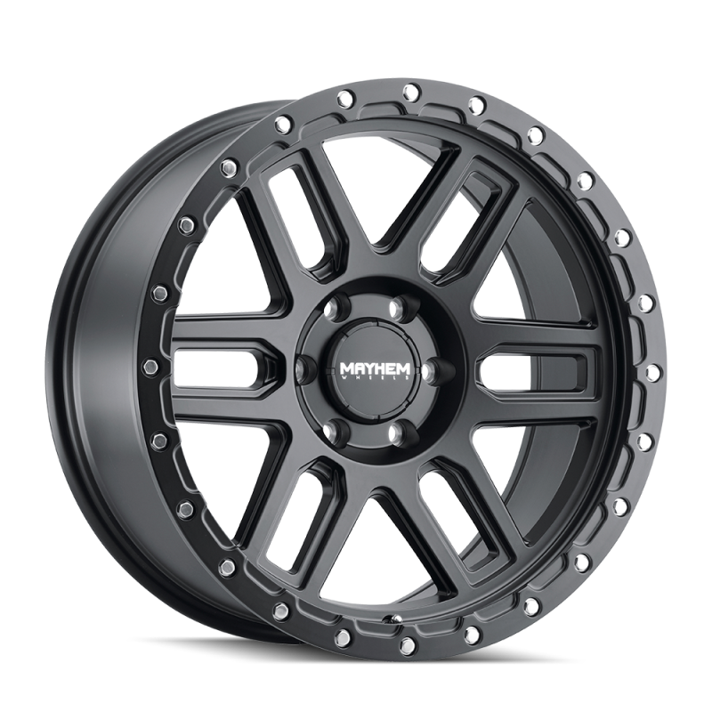Mayhem 8304 Delta 20x9 / 8x165.1 BP / -12mm Offset / 125.2mm Hub Matte Black Wheel Wheels - Cast Mayhem
