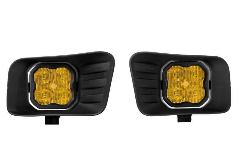 Diode Dynamics SS3 Sport Type Ram Horiz Kit ABL - Yellow SAE Fog Light Accessories and Wiring Diode Dynamics