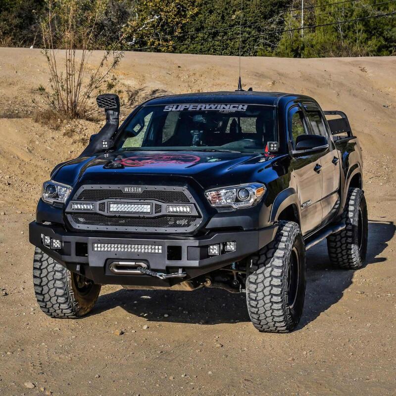 Westin 2016-2023 Toyota Tacoma Pro-Series Front Bumper - Textured Black Bumpers - Steel Westin