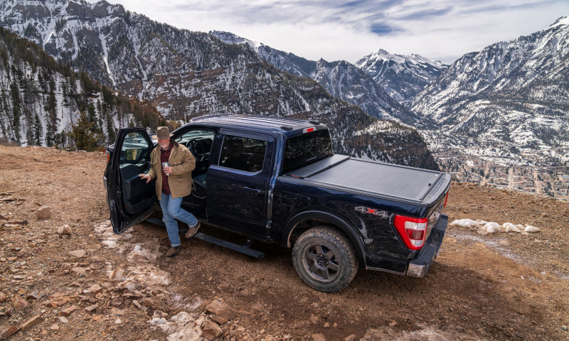 AMP Research 21-23 Ford F150 PowerStep Plug N Play - Black (See 76252-01A For Hybrid) Running Boards AMP Research