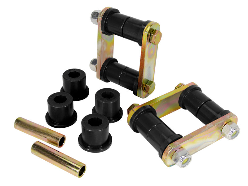 Prothane 70-74 AMC AMX/Javelin HD Spring & Shackles Bushings - Black Bushing Kits Prothane