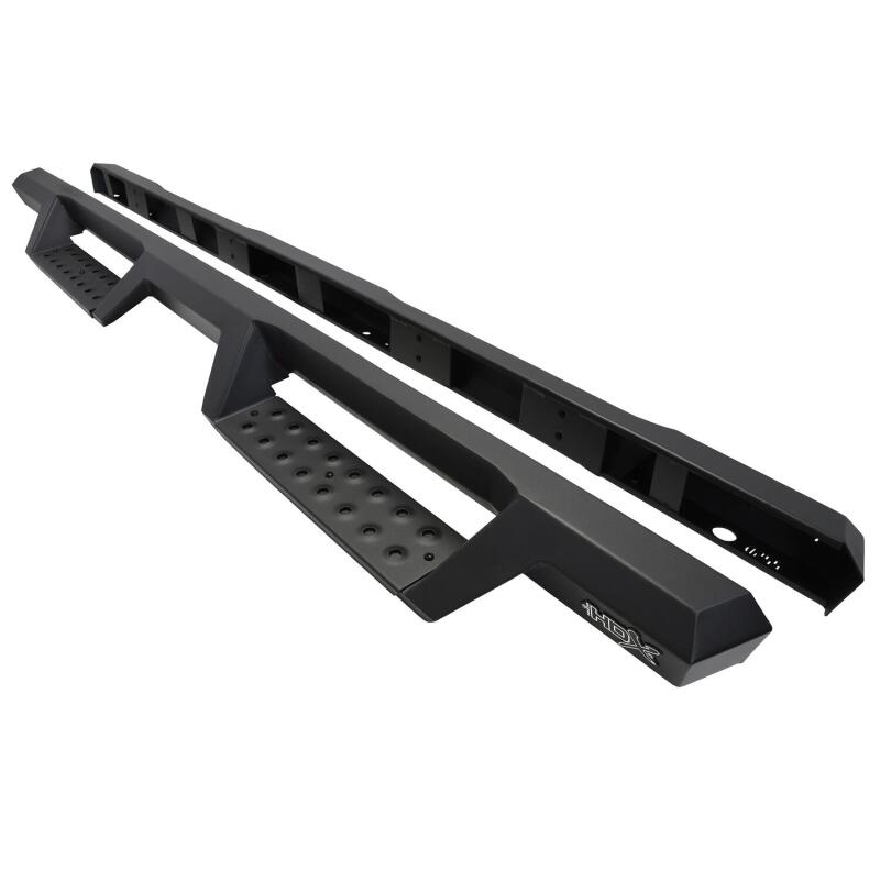 Westin/HDX 17-18 Ford F-150 SuperCrew Drop Nerf Step Bars - Textured Black Nerf Bars Westin