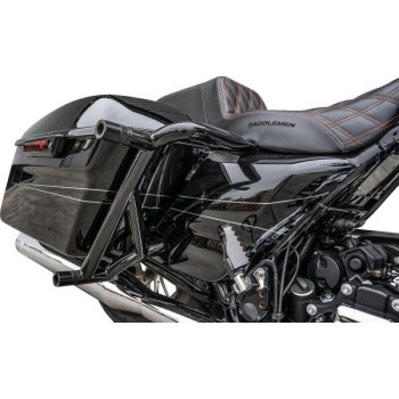 Burly Brand 14-Up Touring Brawler Kit Front and Rear - Black Body Armor & Rock Rails Burly Brand
