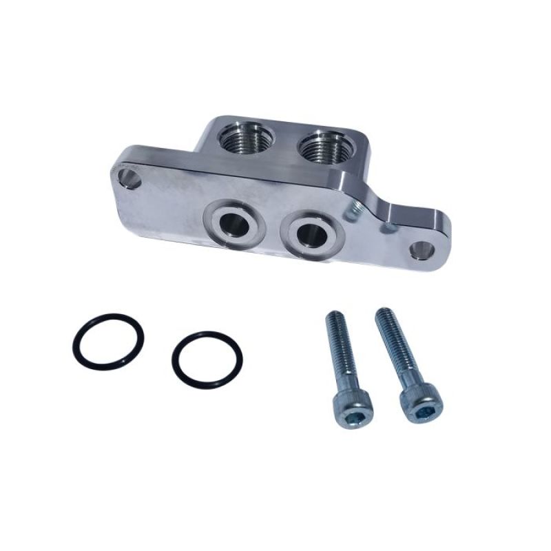 Moroso GM LS 90 Deg Remote Filter Adapter Fuel Filters Moroso