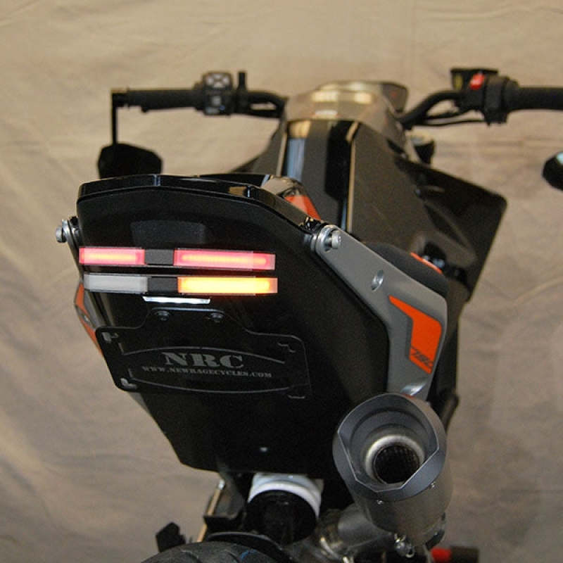 New Rage Cycles 18+ KTM 790 Duke Fender Eliminator Kit Tucked Lights Corner New Rage Cycles