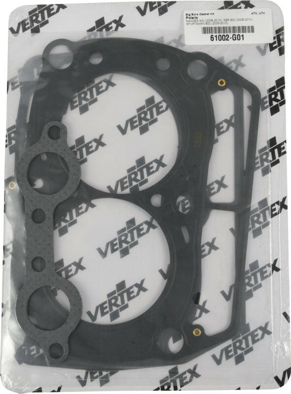Cylinder Works 2009 Polaris Ranger 700 4x4 700cc +2mm Big Bore Top-End Gasket Kit 82mm Gasket Kits Cylinder Works