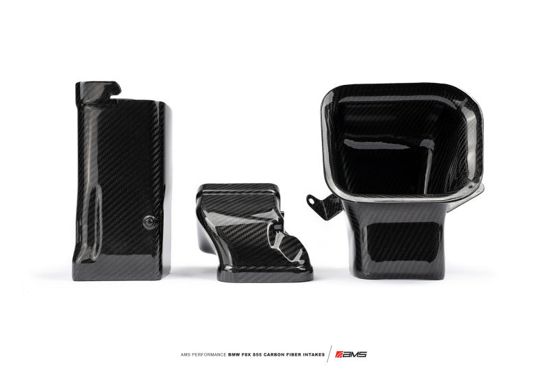 AMS Performance 15-18 BMW M3 / 15-20 BMW M4 w/ S55 3.0L Turbo Engine Carbon Fiber Intake Short Ram Air Intakes AMS