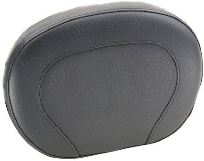 Mustang Harley Setback Vintage Sissy Bar Pad Low Medallion Style (12 inch x 9 inch) - Black Sissy Bar Pads Mustang Motorcycle