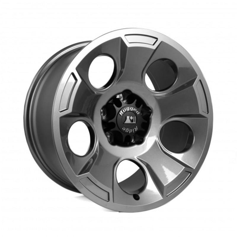 Rugged Ridge Drakon Wheel 17X9 Gun Metal 07-20 Jeep Wrangler JK/JL Wheels - Steel Rugged Ridge