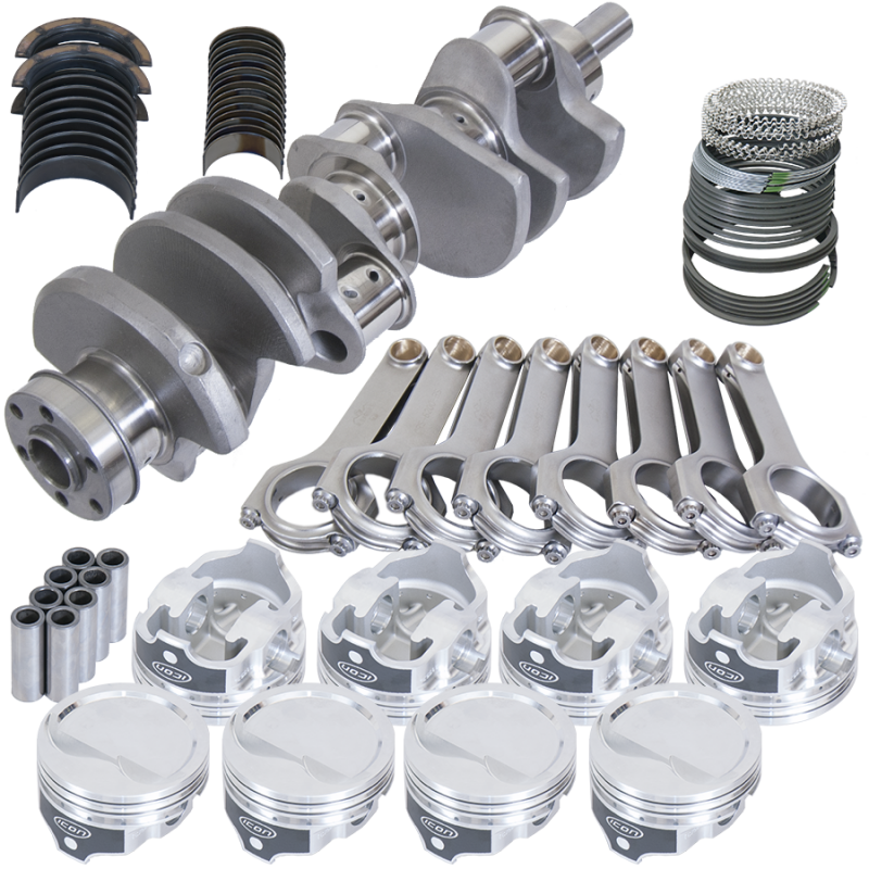 Eagle Ford 351W 4.000in Crank 6.200in H-Beam -15.8cc Inv Dome 4.060in Pistons Rotating Assembly Rotating Assemblies Eagle