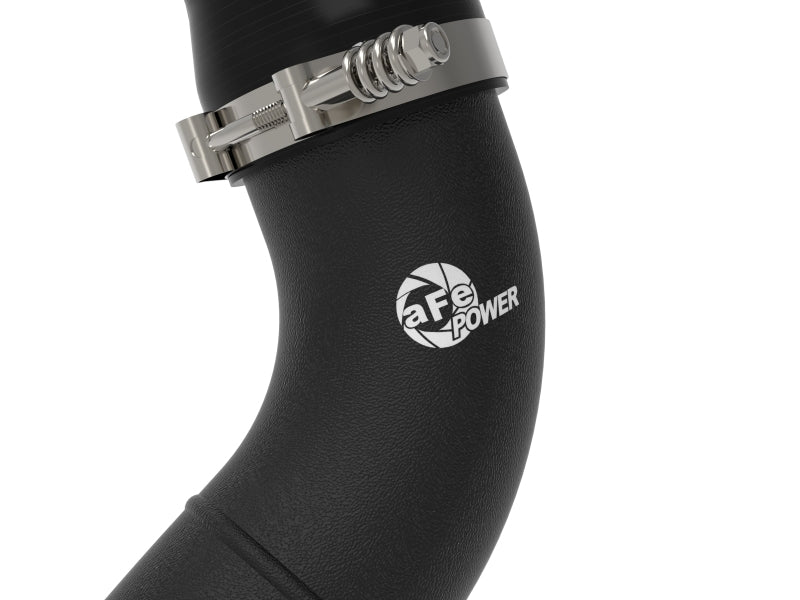 aFe BladeRunner 3-1/2in Aluminum Cold Charge Pipe Black RAM Diesel Trucks 25-26 L6-6.7L (td) Intercoolers aFe