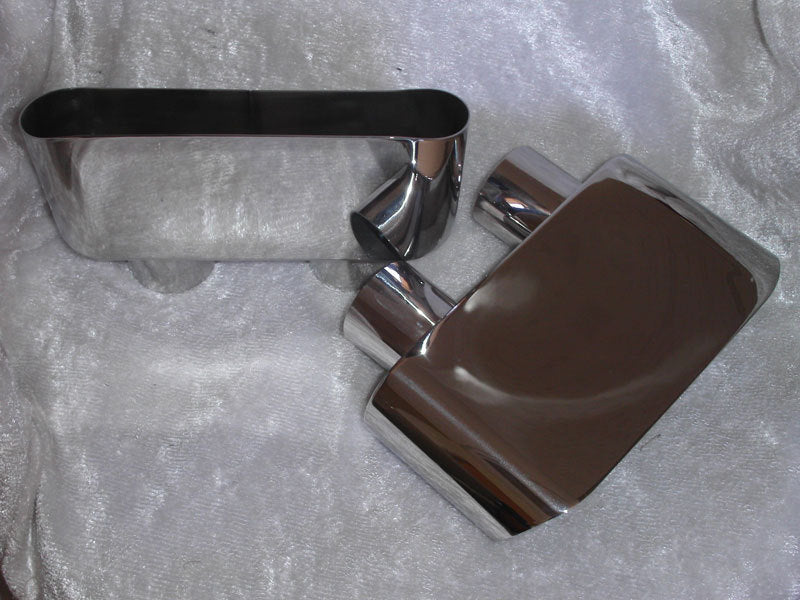 Stainless Works Wide Oval ZR1 Corvette 2-1/2in Dual Inlet Tips (priced per pair) Tips Stainless Works