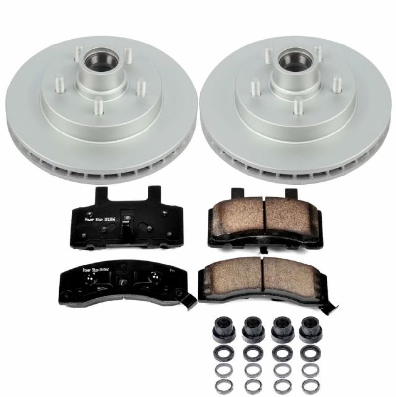 Power Stop 98-00 Chevrolet Tahoe Front Z17 Evolution Geomet Coated Brake Kit Brake Kits - Performance Blank PowerStop