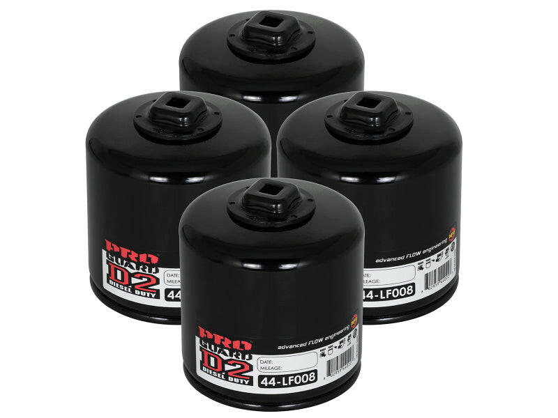 aFe Pro GUARD D2 Oil Filter 93-11 Ford Gas Trucks V8 4.6L/5.4L/5.8L (4 Pack) Oil Filters aFe