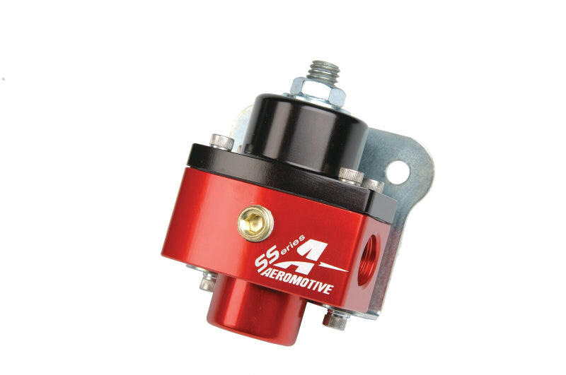Aeromotive Carbureted Adjustable Regulator - Billet 2-Port AN-6 Fuel Pressure Regulators Aeromotive