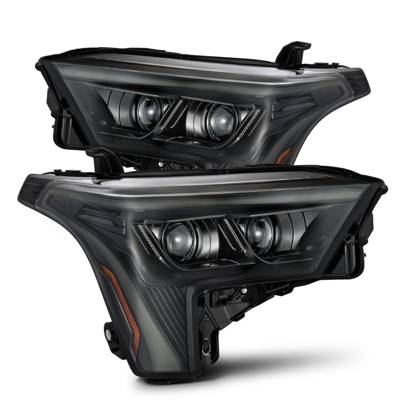 AlphaRex 22-23 Toyota Tundra LUXX-Series Headlights Alpha-Blk w/White DRL - Req 810029 OR 810030 Headlights AlphaRex