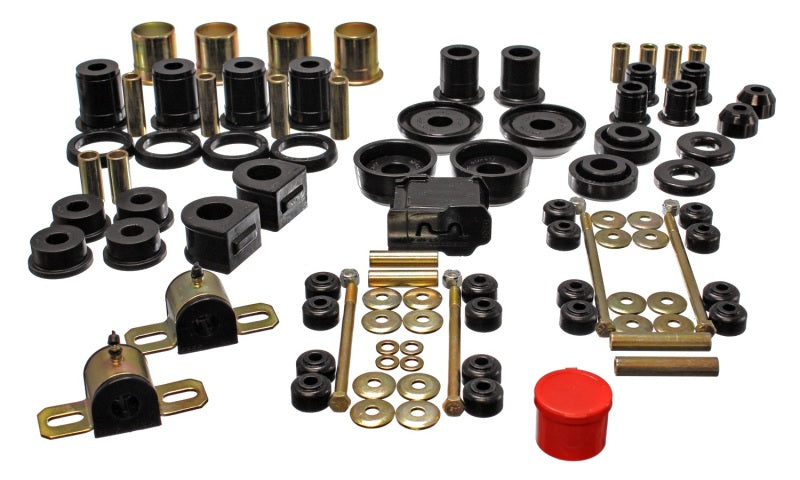 Energy Suspension 93-02 Chevrolet Camaro Black Hyper-flex Master Bushing Set Bushings - Full Vehicle Kits Energy Suspension
