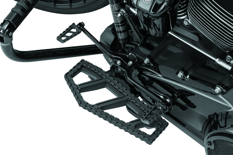 Kuryakyn Riot Floorboards Satin Black Footpegs Kuryakyn