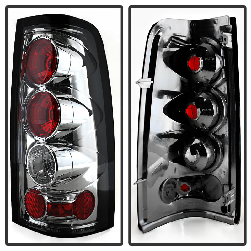 Spyder Chevy Silverado 1500 03-06 (Does Not Fit Stepside)Euro Style Tail Lights Chrm ALT-YD-CS03-C Tail Lights SPYDER