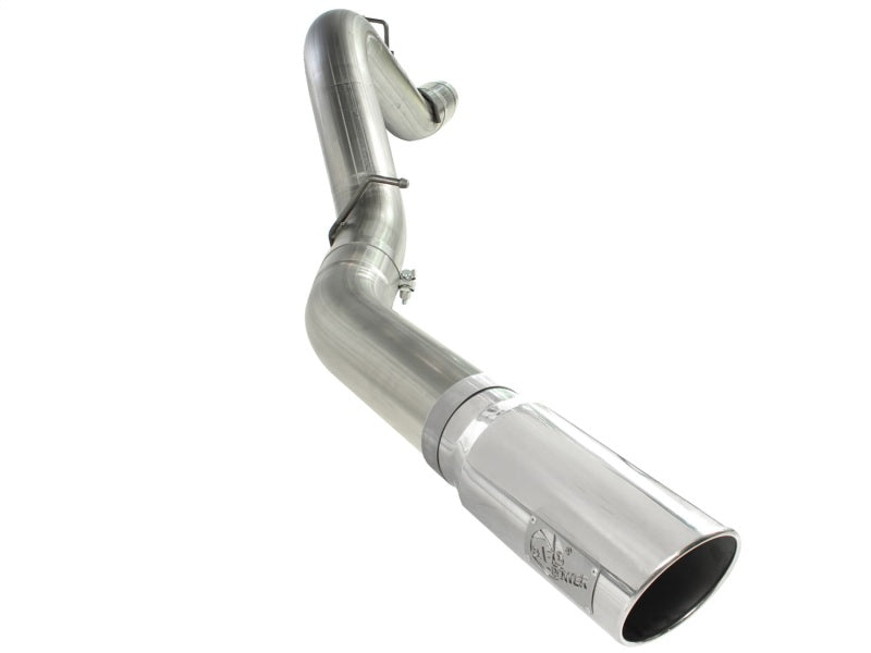 aFe MACHForce XP Exhaust 5in DPF-Back SS 11-13 GM Diesel Trucks V8-6.6L (td) (LML) (Pol Tip) DPF Back aFe