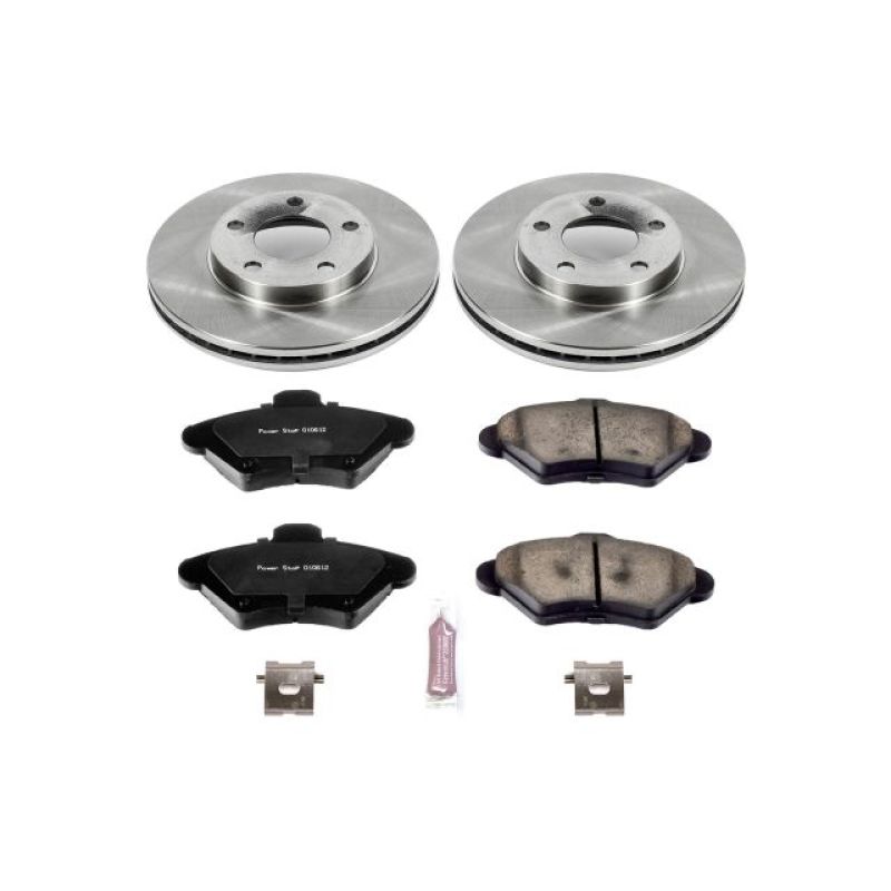 Power Stop 94-98 Ford Mustang Front Autospecialty Brake Kit Brake Kits - OE PowerStop