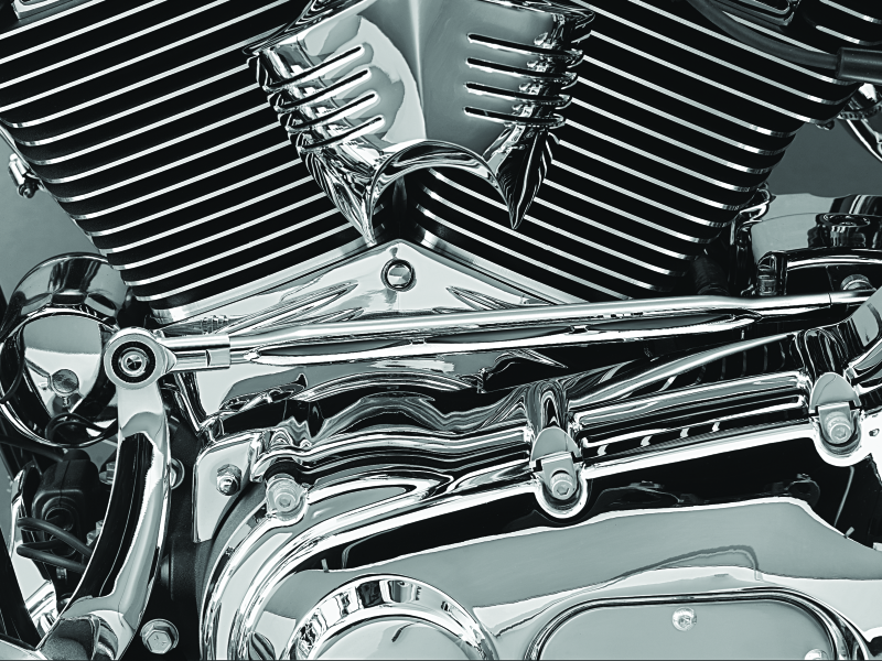 Kuryakyn Girder Shift Linkage Chrome Shifter Cable Kuryakyn