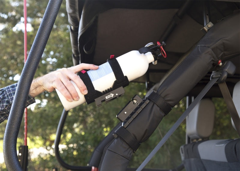 Rugged Ridge 76-20 Jeep Wrangler Elite Fire Extinguisher Holder Roll Cage Components Rugged Ridge