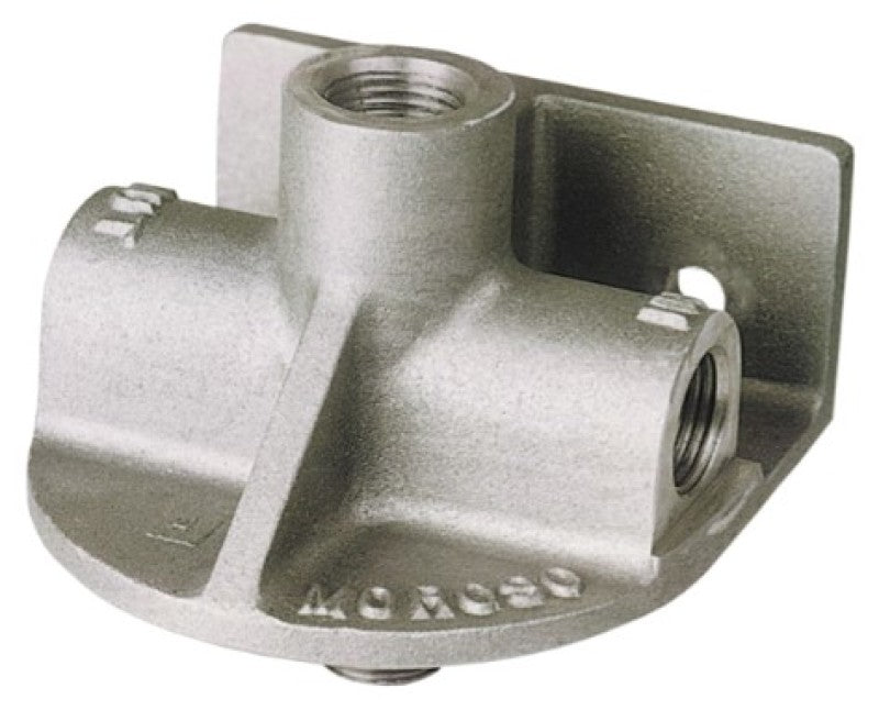 Moroso Ford/Chrysler V8 Oil Filter Adapter - Remote Mount - 3/4in-16 Thread Fittings Moroso