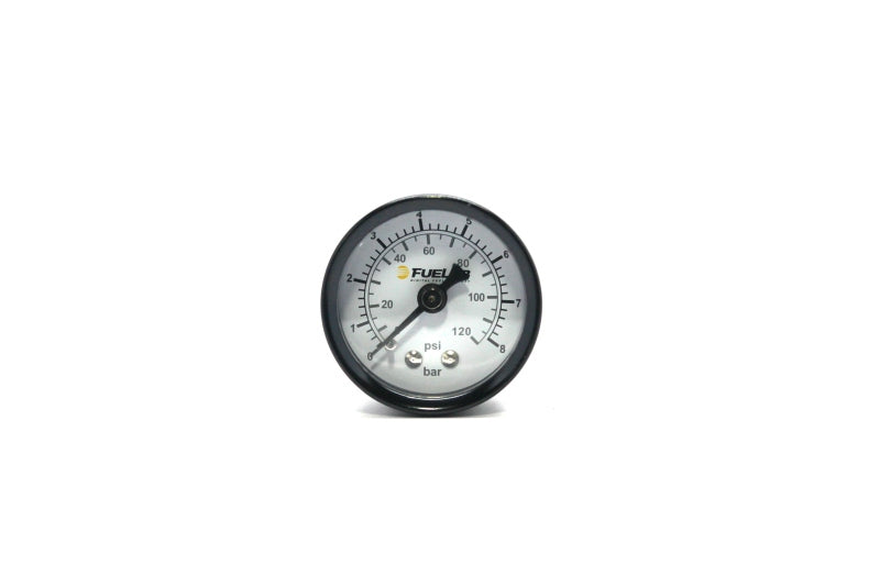 Fuelab 1.5in Fuel Pressure Gauge - EFI - Range 0-120 PSI (Dual Bar/PSI Scale) Gauges Fuelab