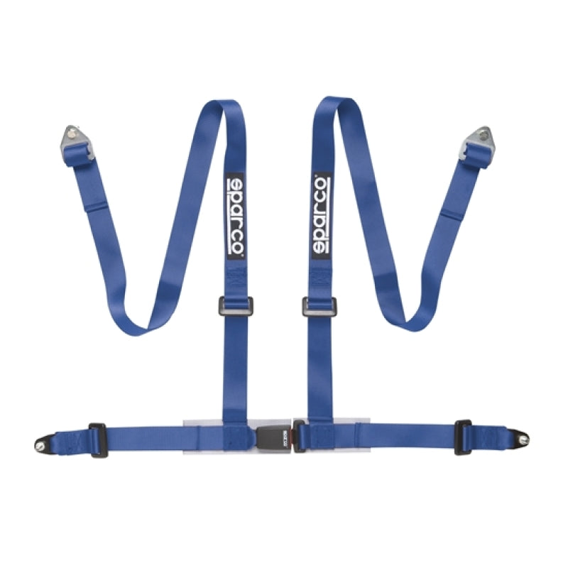 Sparco Belt 2 Inch Blue 4Pt Bolt-In Seat Belts & Harnesses SPARCO
