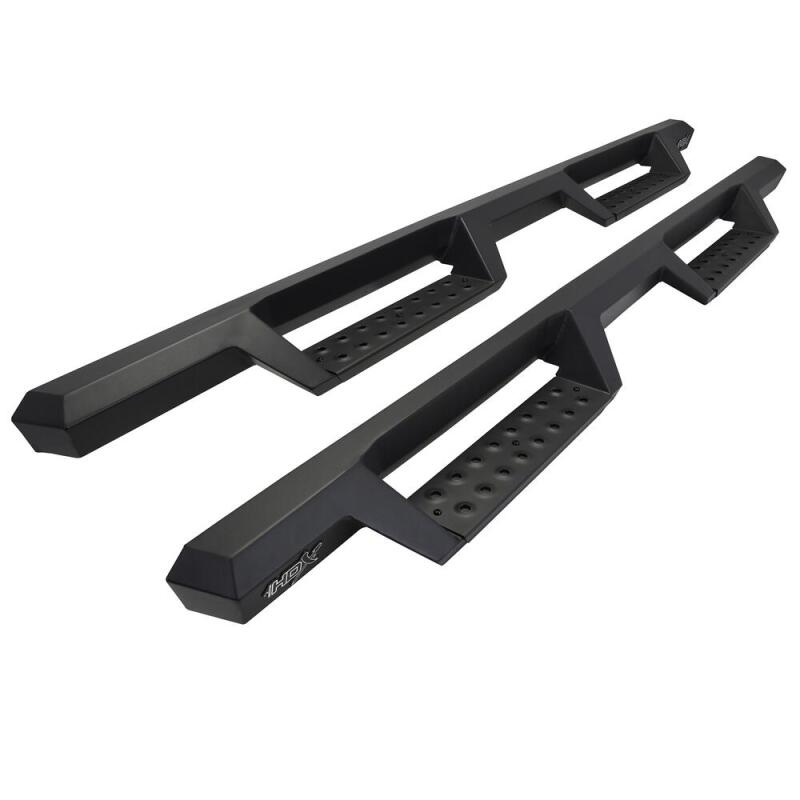 Westin/HDX 07-18 Chevy/GMC Silv/Sierra 15/25/3500 Ext/Dbl Drop Nerf Step Bars - Textured Black Nerf Bars Westin