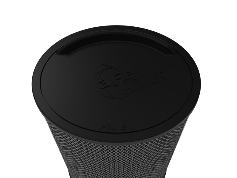 aFe POWER Magnum FLOW Blk Pro 5R Air Filter 6.75x5in Flange x 9.25x7.5 Base x 7.75x6 Top x 18 Height Air Filters - Universal Fit aFe