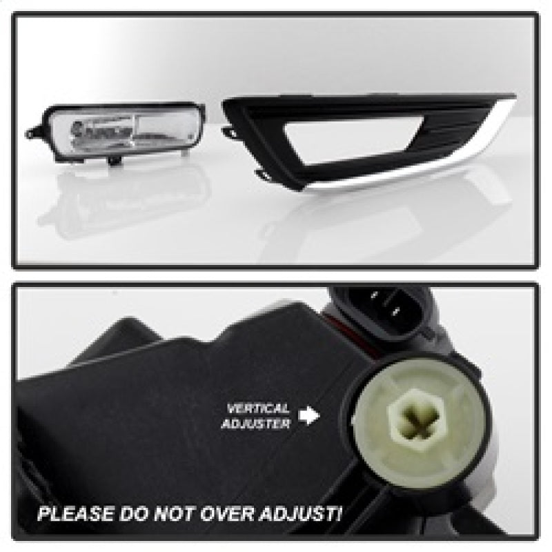 Spyder Ford Focus 2015-2016 OEM Fog Lights W/Switch - Clear FL-FF2015-C Fog Lights SPYDER