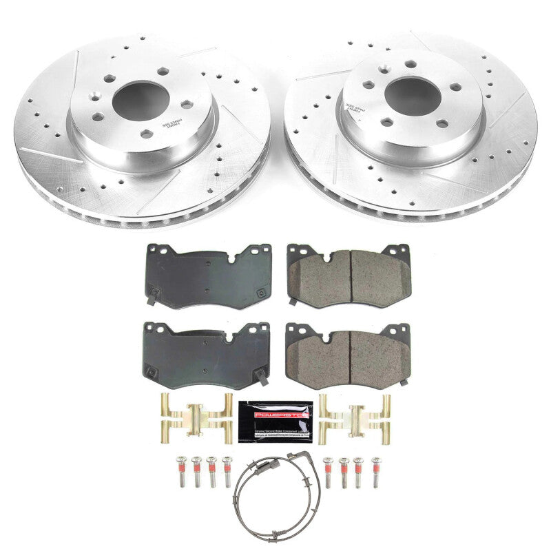 Power Stop 20-22 Cadillac CT4 Front Z23 Evolution Brake Kit Brake Kits - Performance D&S PowerStop