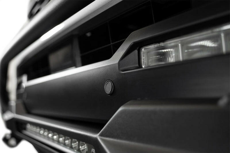 ADD 2024+ Toyota Tacoma Stealth Center Mount Winch Front Bumper w/ Top Hoop Bumpers - Steel Addictive Desert Designs