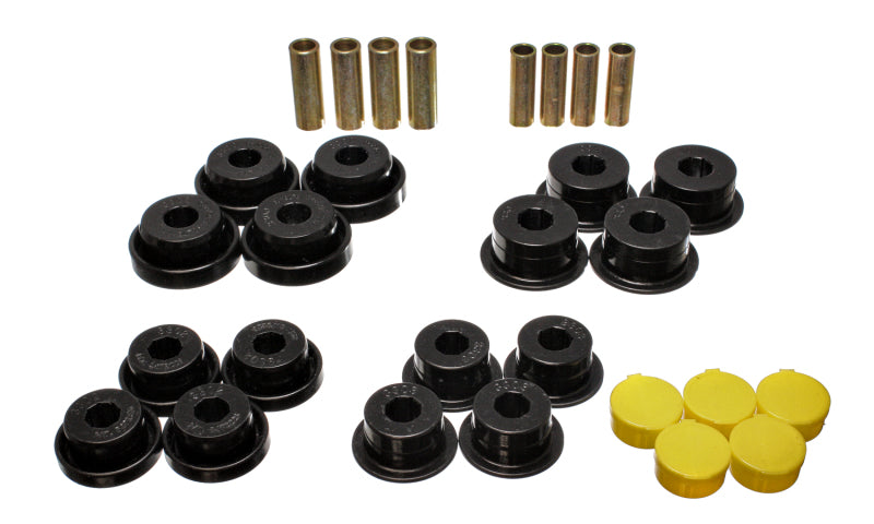 Energy Suspension Dodge Ram 99-01 1500/99-02 Ram 2500/3500 4WD Black Frt End Control Arm Bushing Set Bushing Kits Energy Suspension
