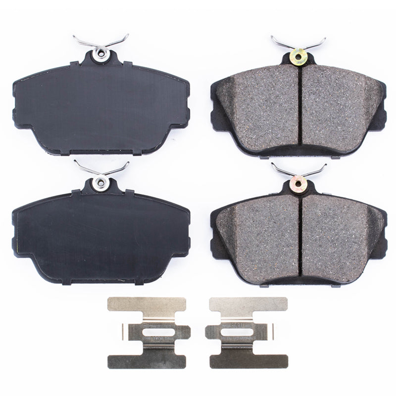 Power Stop 95-99 Ford Taurus Front Z17 Evolution Ceramic Brake Pads w/Hardware Brake Pads - OE PowerStop