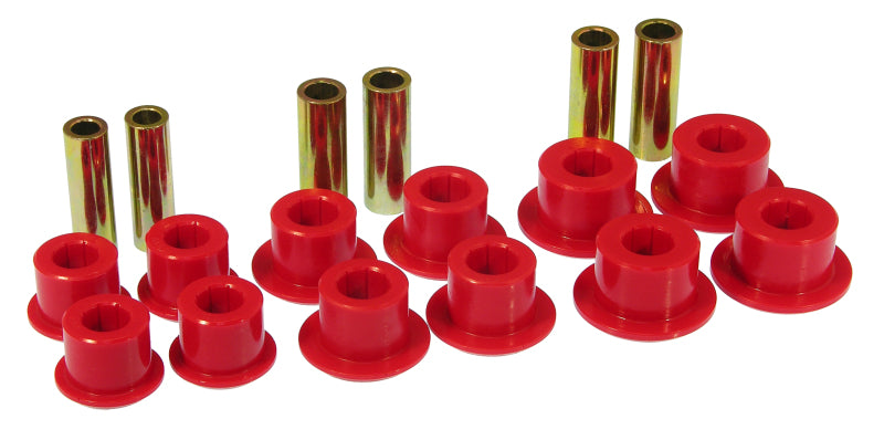 Prothane 99-14 Chevy Silverado 1500/2500 2/4wd Rear Spring Bushings - Red Bushing Kits Prothane