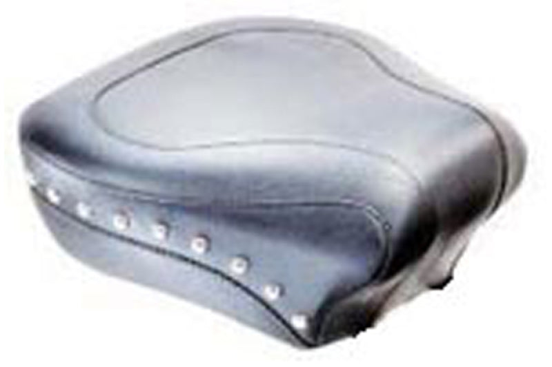 Mustang 84-06 Harley Standard Rear Tire Wide Touring Passenger Seat w/Studs - Black Passenger Motorcycle Seats Mustang Motorcycle