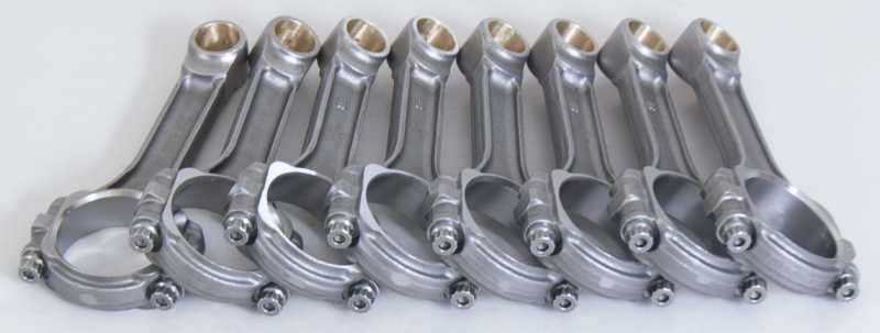 Eagle Chevrolet LS-Series I-Beam Connecting Rod 6.100in w/ 3/8in ARP 8740 (Set of 8) Connecting Rods - 8Cyl Eagle