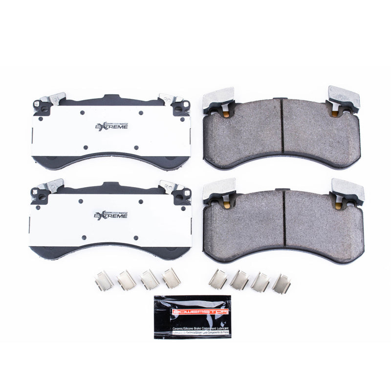 Power Stop 16-18 Audi A7 Quattro Front Z26 Extreme Street Brake Pads w/Hardware Brake Pads - Performance PowerStop
