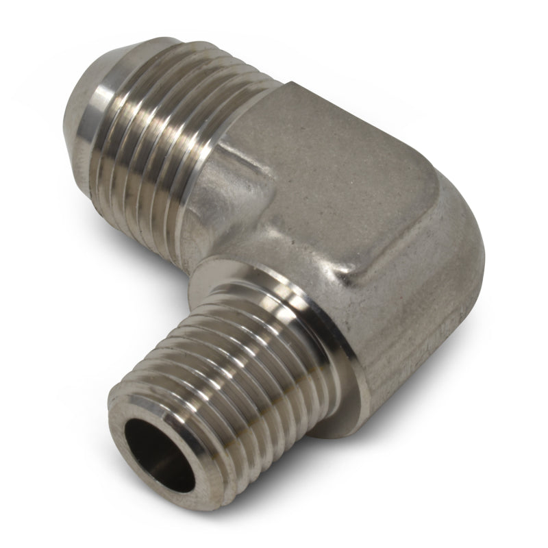 Russell Performance -6 AN to 3/8in NPT 90 Degree Flare to Pipe Adapter (Endura) Fittings Russell
