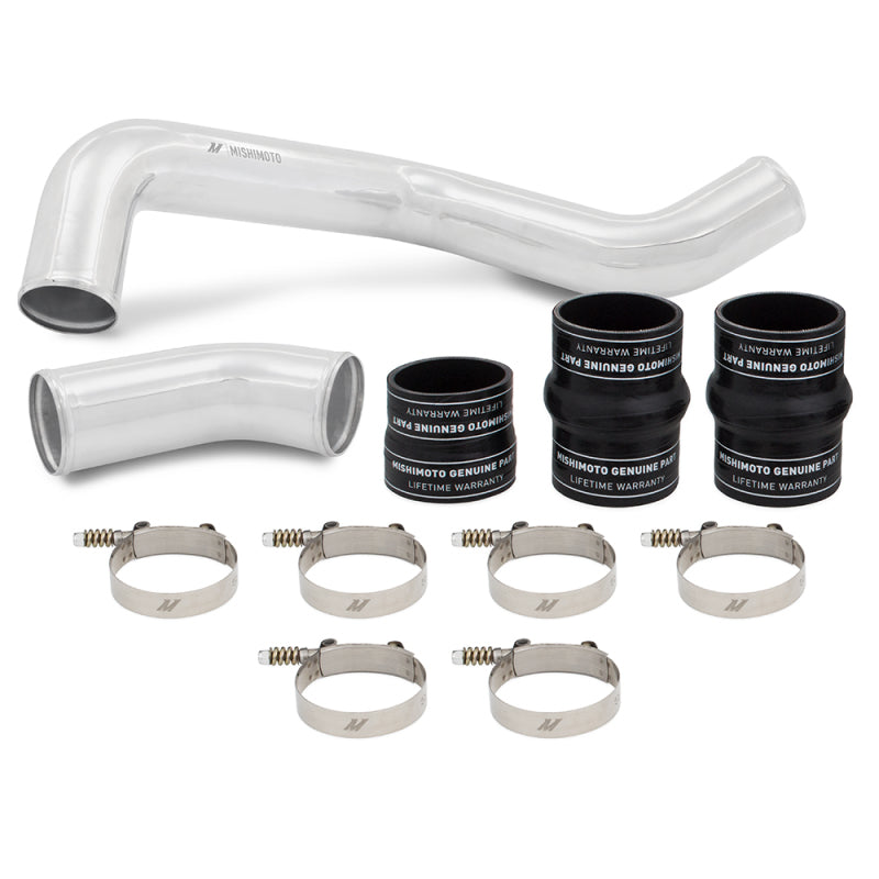 Mishimoto 17-19 GM 6.6L L5P Hot-Side Pipe and Boot Kit Polished Silicone Couplers & Hoses Mishimoto